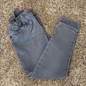 ❤️ 5/$20 EUC girls grey jeggings. Adjustable. 5